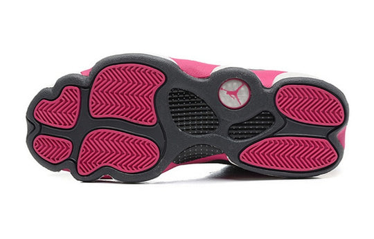 (GS) Air Jordan 13 Retro 'Grey Fusion Pink' 439358-029 Big Kids Basketball Shoes  -  KICKS CREW