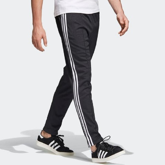 adidas originals BB Track Pants Black Stripe Sports Long Pants