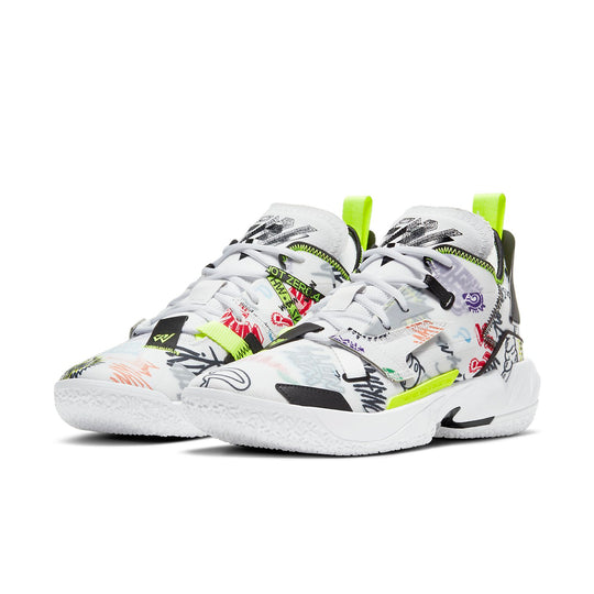 Air Jordan Why Not Zer0.4 'Graffiti' DD4887-007 Basketball Shoes/Sneakers  -  KICKS CREW