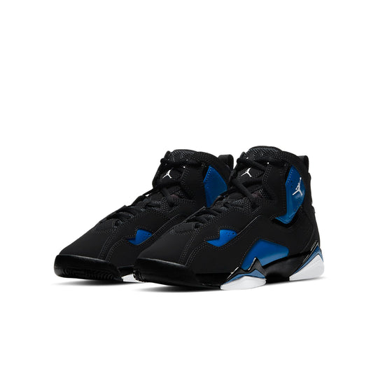 (GS) Air Jordan True Flight 'Black Game Royal' 343795-042 Big Kids Basketball Shoes  -  KICKS CREW