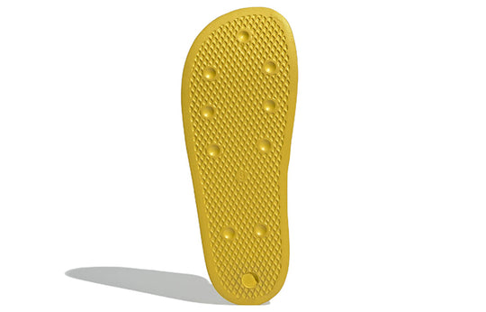 adidas originals Adilette Lite Cozy Wear-Resistant Yellow Unisex Slippers FX5908