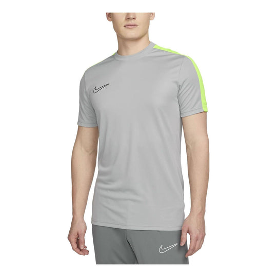 Nike Academy Dri-FIT Short-Sleeve Football Top \'Grey\' DV9750-007 - KICKS  CREW