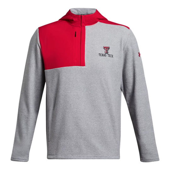 Under Armour Texas Tech University Fleece Collegiate Hoodie 'Grey Red' 5120631-602