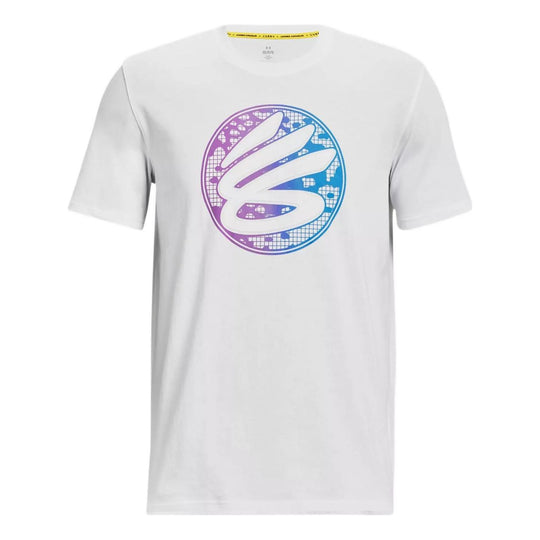 Under Armour Curry Gradient Heavyweight T-shirt 'White Multi' 1376274 ...