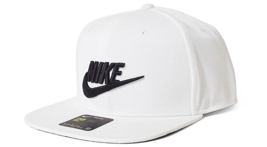 Nike Futura Snapback CREW - Sports Athleisure White Casual Pro KICKS Cap 891284-100