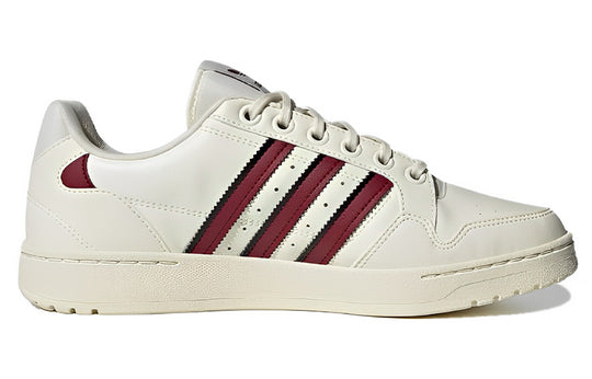 Adidas Originals NY 90 Shoes - \'White CREW HO4429 Burgundy\' KICKS