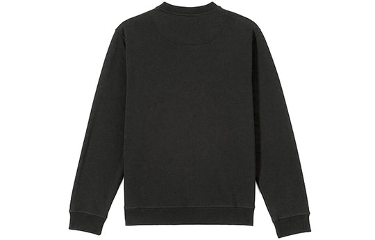 Men's KENZO Contrasting Colors Embroidered Long Sleeves Black F96-5SW001-4XA-99