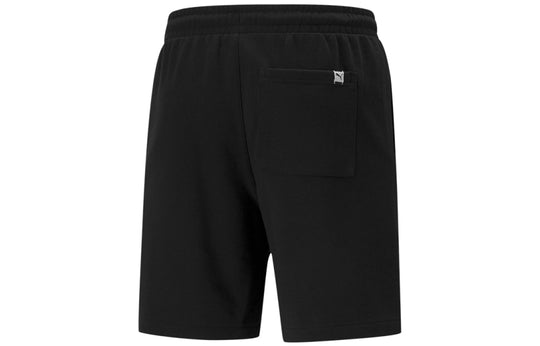 PUMA Downtown CREW 53304 KICKS Tr Shorts Logo Embroidered Sports Black Drawstring 