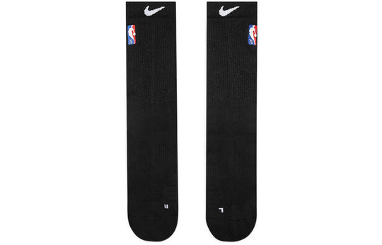 Nike Elite Crew Socks Nba Casual Sports Mid Tops Couple Style One Pair Black DA4960-010
