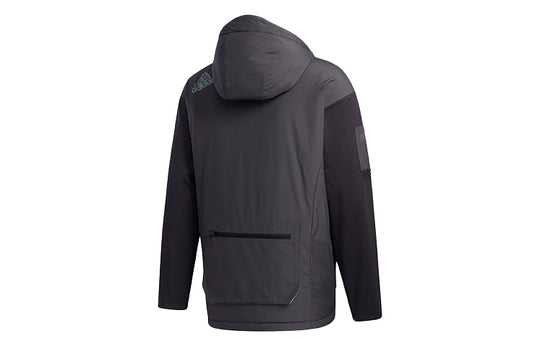 adidas Urban Pad Jkt Outdoor Men Reflective GV3518 CREW Sport KICKS - Jacket Black