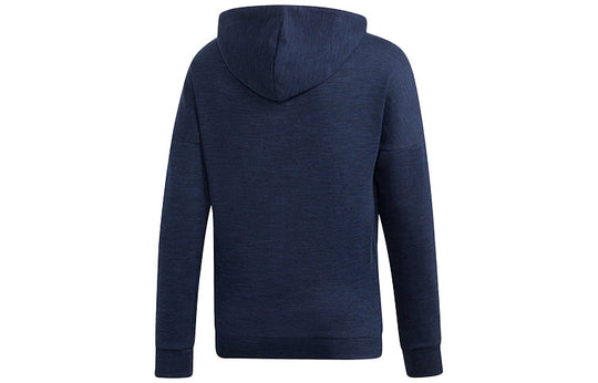 adidas Stadium FZ hooded Knit Jacket Blue DU1136 - KICKS CREW