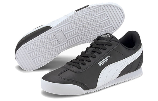 PUMA Black/White CREW Low Turino KICKS sneakers Fsl 372861-03 -