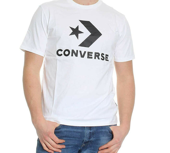 Converse Star CHEVRON Tee White OPTICAL White 10018568-A02 - KICKS CREW