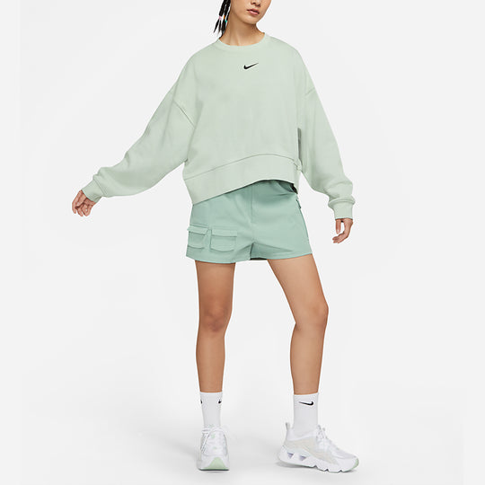 (WMNS) Nike Sportswear Collection Small Logo Sweatshirt 'Mint' DJ7666-017