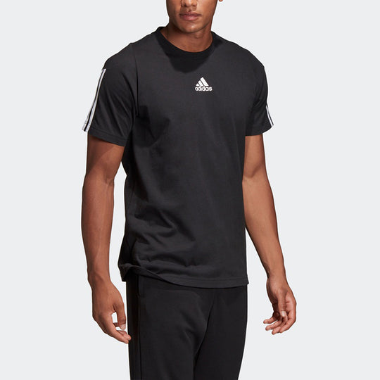 Adidas Must - Sport Black\' 3-Stripes CREW DT9955 \'Core Haves KICKS T-Shirt