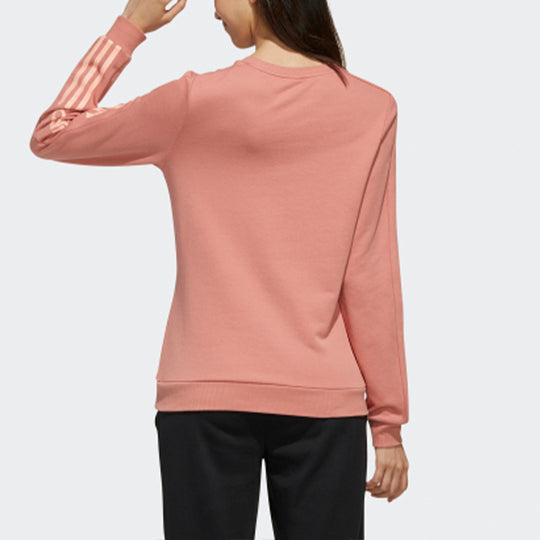 (WMNS) adidas neo Round-neck Sweatshirt Pink EI4683