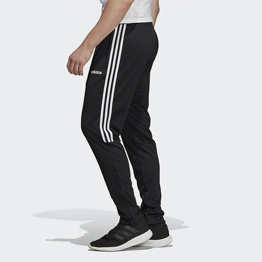 adidas Three-Striped Recreational Training Running Trousers Men's Black DY3133