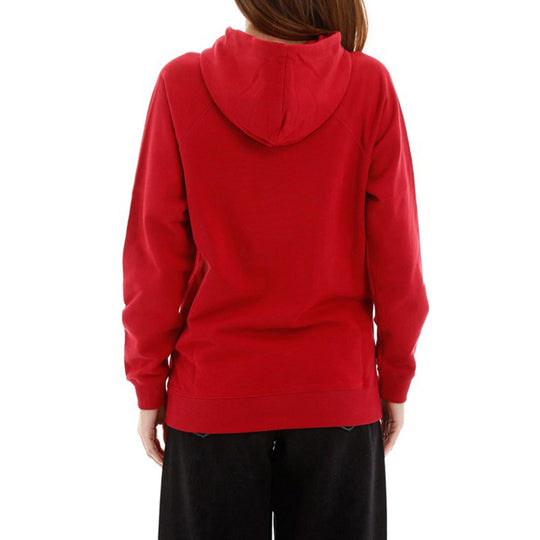 (WMNS) KENZO Cotton hooded Long Sleeves Hoodie Red F962SW762982-22