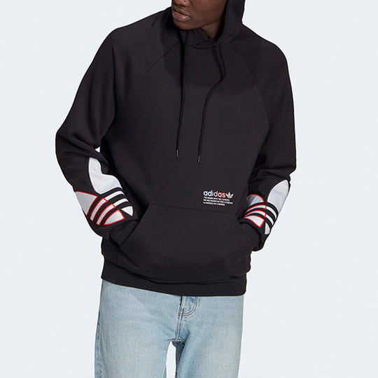adidas originals Tricolor Trefoil Logo Men\'s Black GN3570 - KICKS CREW | Sweatshirts