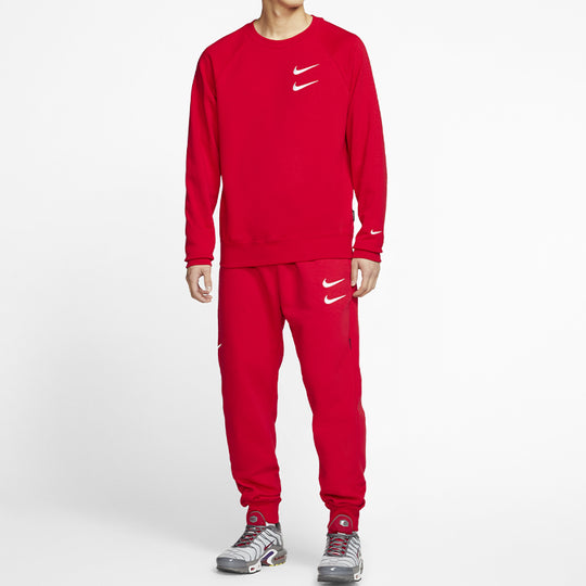 Nike AS Men\'s Nike FT SWOOSH Red - KICKS CREW CJ4872-657 University Sportswear CRW