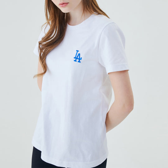 MLB La Dodgers Los Angeles Dodgers Big Logo Round Neck Unisex White 31 -  KICKS CREW | T-Shirts