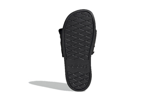 (GS) adidas Adilette Comfort ADJ J 'Black' EG1879