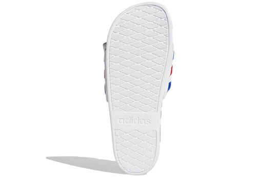 adidas Adilette Comfort Adjustable Slide 'White Royal Scarlet' FY8095 -  KICKS CREW