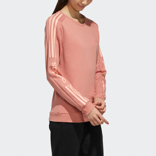 (WMNS) adidas neo Round-neck Sweatshirt Pink EI4683