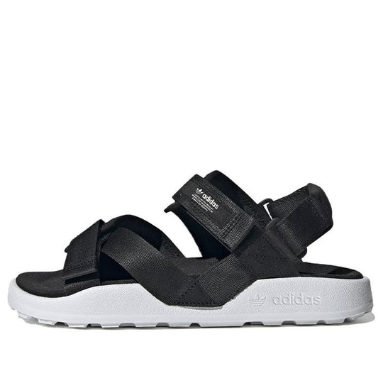 WMNS) Adidas Adilette Adventure Sandal CREW - HP2184 KICKS \'Black White