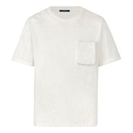 Louis Vuitton Signature 3D Pocket Monogram T-Shirt White. Size Xs