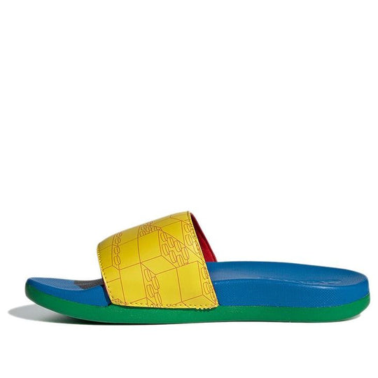 (PS) adidas x Lego Adilette Comfort K 'Yellow Blue' FZ2867