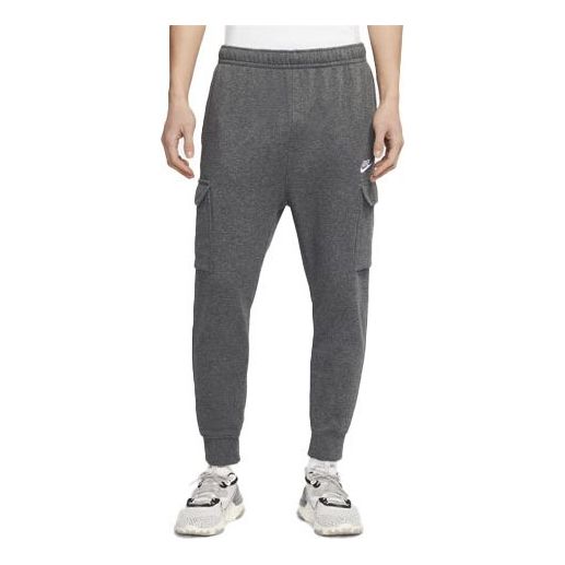 Nike MENS Sportswear Club French Terry Overall Ankle Banded Sports Pants Grey Gray CZ9955-071