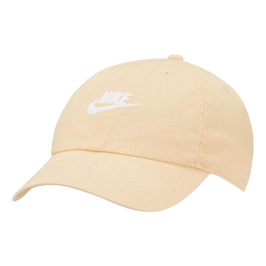 Nike Sportswear Heritage86 Futura Washed Cap \'Orange Chalk White\' 9130 -  KICKS CREW