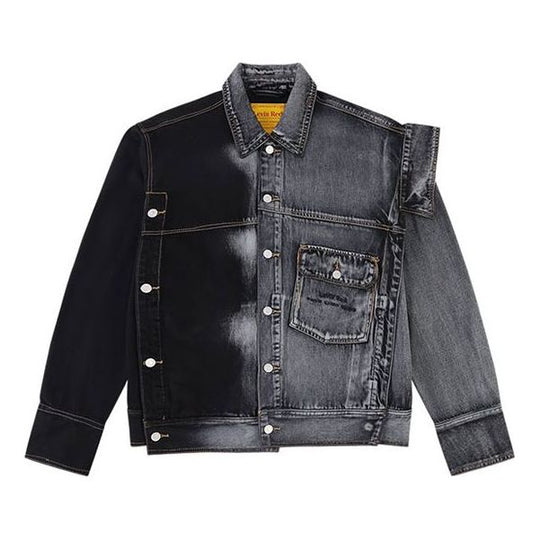 Levis x Series Crossover Casual Cozy Denim Jacket Black Gray A1050-000