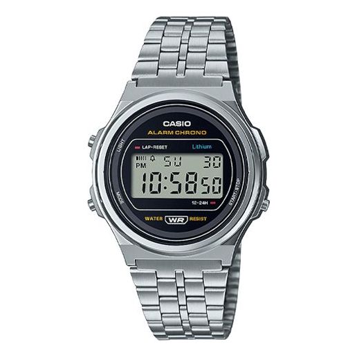 Casio Youth Digital Watch \'Silver Black\' A171WE-1AEF - KICKS CREW