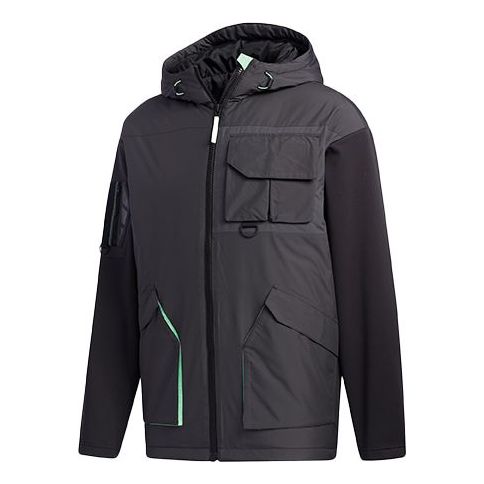 adidas Urban Pad Jkt Outdoor Sport Reflective Jacket Men Black GV3518 -  KICKS CREW