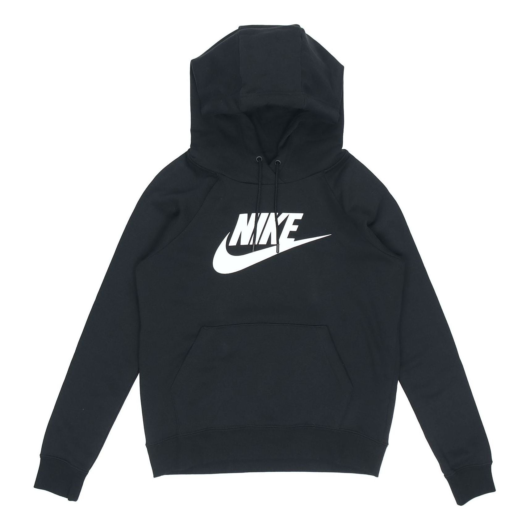 WMNS) Nike AS Hoodie BV4127-010 KICKS - W PO Sportswear ESSNTL CREW Black